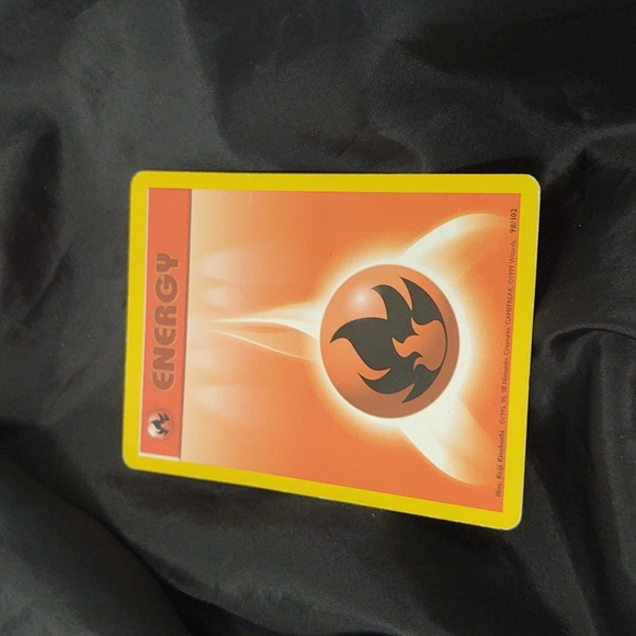 Toys | One 1995 Fire Energy Pokemon Card | Poshmark